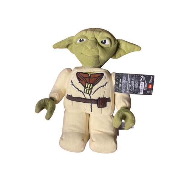LEGO Star Wars Yoda Holiday Plush Stuffed Toy 12" Green & Beige New with Tag NWT - Picture 7 of 7